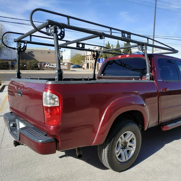 Universal 138x60" Fullsize Adjustable Pickup Truck Bed 4-Bar Carrier Ladder Rack