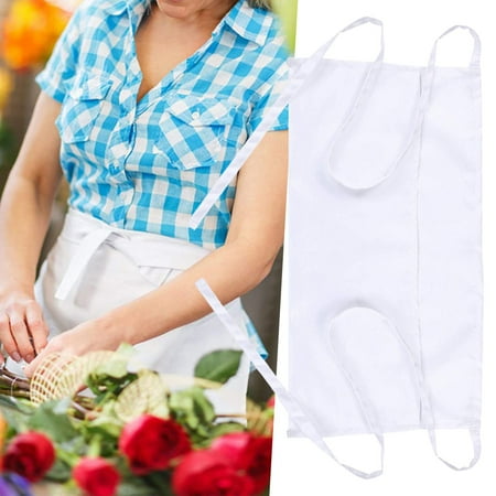 

GuaLeg Milk Tea Waiter Work Clothes For Men And Women Beauty Salon Painting Polyester Cotton Apron Half Length Apron