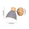 thumbnail image 3 of SSZMDLB under $5 Wall Mounted Lamp, Bedside Wall Light, Iron Sconce for Bedroom Living Room Study Entrance Hallway Corridor Background Wall Accent Lighting, 3 of 7