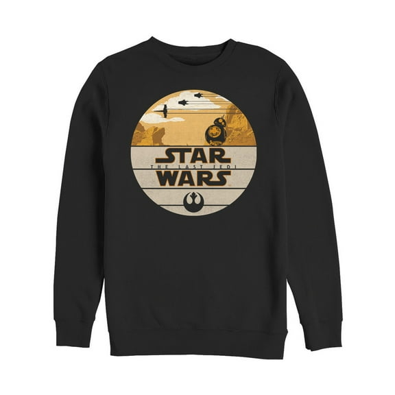 Men's Star Wars The Last Jedi BB-8 Profile  Sweatshirt Black X Large