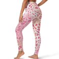 thumbnail image 2 of SEANATIVE Workout Yoga Leggings for Women Leopard Print Light Pink, 3XL, 2 of 6