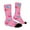 Pink, variant on Cute Ice Cream Crew Socks for Kids Boys Girls, Funny Patterned Novelty Baseball Sock Non Slip Grip Children Casual Daily Wear A01 Blue, 7-13 Years