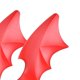 thumbnail image 4 of 2 pegatinas decorativas para casco de motocicleta con diseño de cuerno de diablo, ideales para casco de esquí. ala roja, 4 of 4