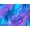 Blue Purple Brushstroke, variant on Women's Plus Size Longer-Length High-Neck Racerback Tankini Top