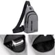 thumbnail image 5 of Mochila cruzada multiusos para el pecho con puerto para auriculares (paquete de 1), ligera y resistente al agua, ideal para senderismo, viajes y desplazamientos diarios. Aestivo | Gris |, 5 of 8