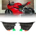 thumbnail image 1 of 2pcs Motorcycle Winglet, Motorcycle Wing Side Spoiler Aerodynamic Wing Kit For  400 250 Z900 Z1000, ABS Air Deflectors Motorcycle Fairing Winglets Fit Fit For R1 R3 R25, 1 of 8