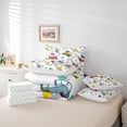 thumbnail image 6 of Homewish Excavator Bulldozer Trucks 7pcs Bedding Comforter Set,Construction Vehicles Queen Bedding Sets,White Gray Yellow Queen Sheet Sets For Boys Kids,Super Cozy Room Decor Reversible, 6 of 8