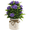 Purple, variant on HIKVEX Vibrant Artificial Potted Plant 10 Foam Roses in 7 Colors for Any Decor Pink