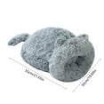 thumbnail image 6 of Bxaolu Cat Sleeping Bag, Pet Hideway Sleeping Cuddle Cave, Soft Plush Cat Winter Sleeping Bag Bed, Cosy Pet Snuggle Sack for Cats,Puppy,Kitten( Dark Gray, 20 × 21 inches), 6 of 8