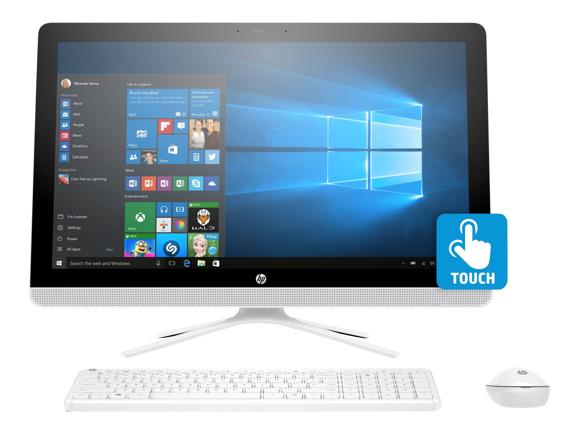Hp All In One 24 G230 All In One Desktop Walmart Com Walmart Com