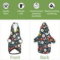 thumbnail image 6 of Fotbe Holiday Christmas Cookies Print Small Dog Sweater Hoodies Pet Grey Hooded Soft Fleece Sweatshirts with Pocket Fall Winter Puppy Cat Sweaters Warm Clothes-Medium, 6 of 7