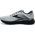thumbnail image 3 of Brooks Mens Adrenaline GTS 22 Running Shoes - Oyster/India Ink/Blue - 11, 3 of 6