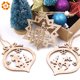 thumbnail image 4 of Adornos colgantes de madera para árbol de Navidad, adornos artesanales de madera para regalo de Navidad, juguetes para niños, 6 unidades por lote, 4 of 4