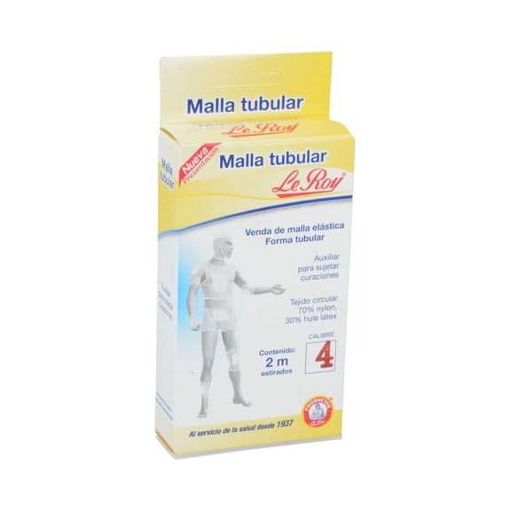 VENDA DE MALLA ELÁSTICA TUBULAR LE ROY 2M CALIBRE 4 VDA PIEZA