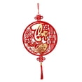 thumbnail image 1 of Decoración colgante de año Nuevo Chino, letrero de puerta del Festival de Primavera, personajes de bendición, personajes de Vietnam para vacaciones en Estilo D 1 pieza. BLESIY Colgantes de año nuevo, 1 of 8