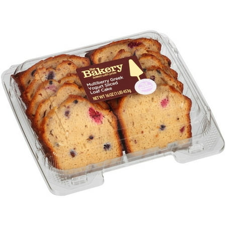 The Bakery at Walmart Multiberry Greek Yogurt Sliced Loaf Cake, 16 oz