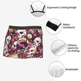 thumbnail image 3 of Yiaed Skull record artist Print Men's Soft Cotton Boxer Shorts Breathable Boxers Underwear Moisture-Wicking Underwear Stretch Boxer Briefs for Man-XX-Large, 3 of 5