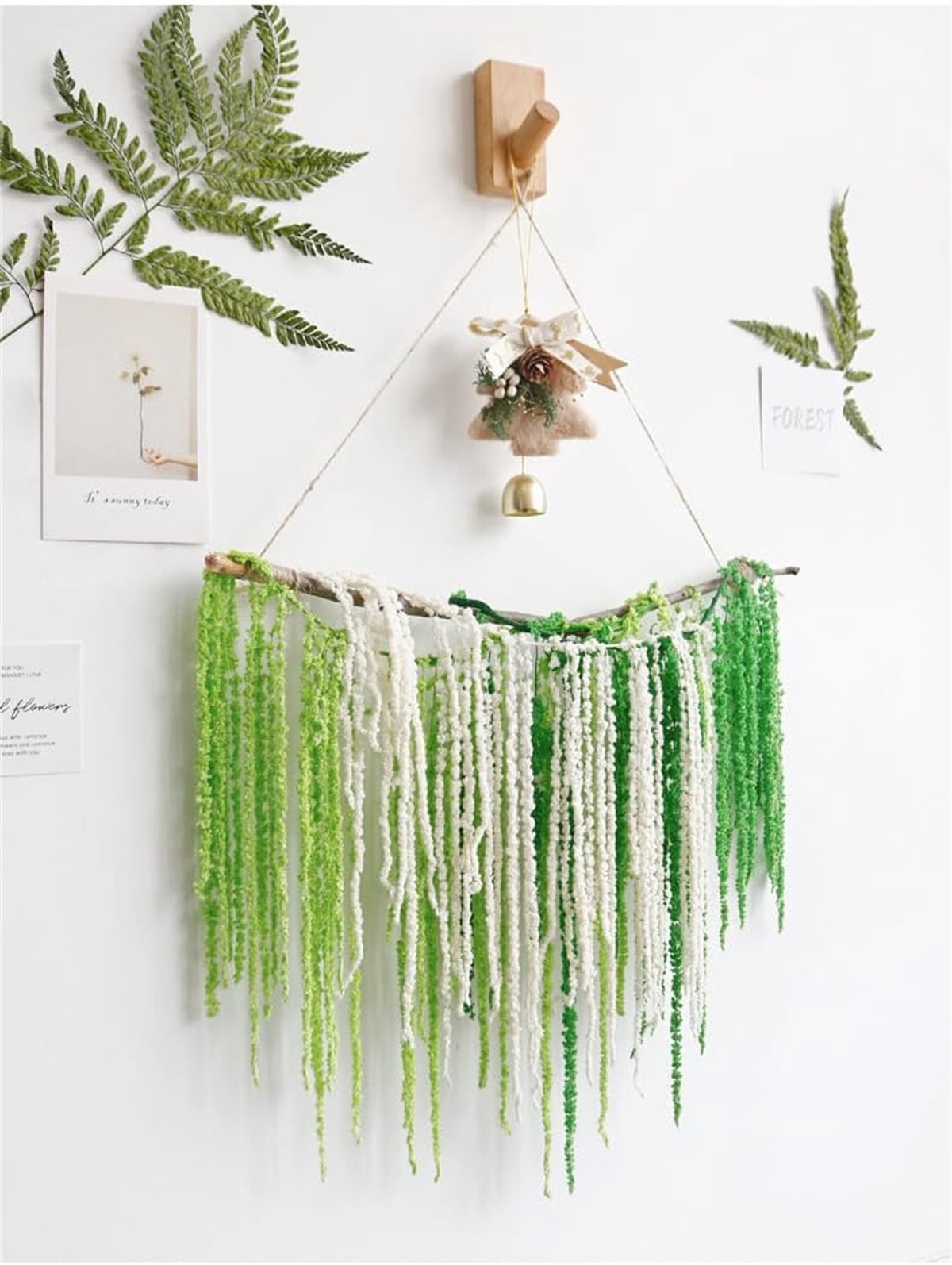 Dried Amaranthus Hanging Flowers,TGY Amaranthus Hanging Decor for Wedding,Flowers Arrangement for Wedding Arch Decor, Home Decor, Christmas Decoration