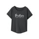 thumbnail image 3 of Camiseta para mujer verano elegante suave cómodo disfraz cuello redondo camiseta para viaje M, 3 of 7