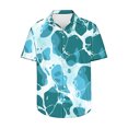 thumbnail image 3 of Mens Summer Tops Dressy Casual 3/4 Sleeve Summer Blouses for Men 2025 Button Down Shirts for Men Plus Mens Sports Tops Pastel Summer Shirts for Teens Modest, 3 of 5
