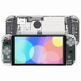 thumbnail image 4 of eXtremeRate DIY Full Set Shell Buttons for Nintendo Switch OLED, Crystal Clear Replacement Console Back Plate & Kickstand Custom Case Housing for Nintendo Switch OLED JoyCon - Controller NOT Included, 4 of 9