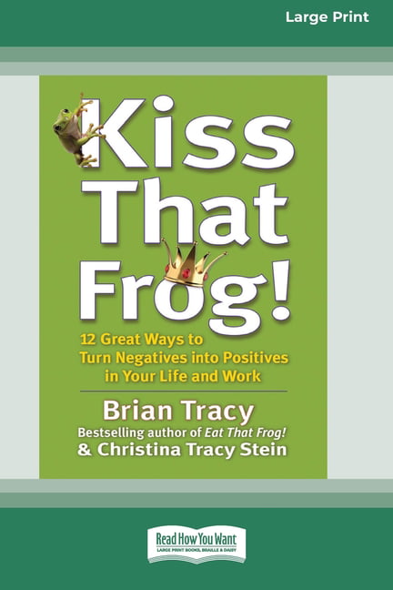 Kiss That Frog 16pt Large Print, Kiss That Frog Vinyl Floor Mats