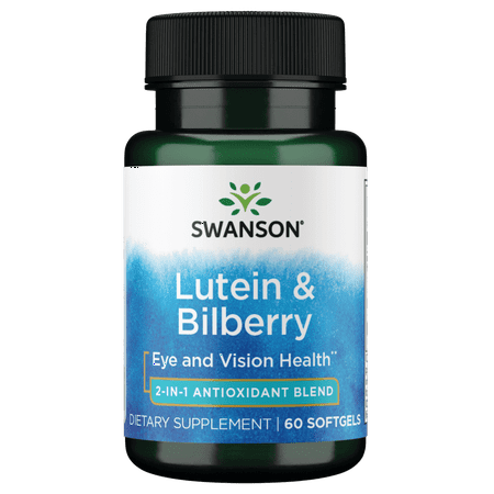 Swanson Standardized Lutein and Bilberry 60 Softgels