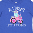 thumbnail image 4 of Inktastic Daddy's Little Farmer- Pink Tractor and Flowers Boys or Girls Baby T-Shirt, 4 of 5