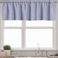 thumbnail image 3 of Ambesonne Purple Stripe Valance & Curtain, Chain Lines Vintage, 55"x30", Slate Blue Violet and White, 3 of 7