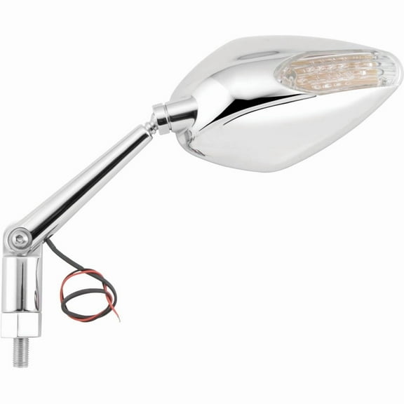 BikeMaster Candy Drop Custom Mirrors with Integrated Turn Signal