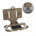 thumbnail image 2 of Placa de Teléfono Molle Portador Tablero de Navegación para Exteriores, Soporte Plegable de Acceso Rápido para Chaleco Soporte para el Pecho Desierto, 2 of 5