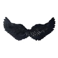 thumbnail image 4 of Decoración de de ángel para Halloween, disfraz para fiesta de actuación en el escenario, juego de roles negro M, 4 of 8