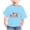 Sky Blue-19, variant on HADST Easter Shirts for Boys Girls - Funny Easter Bunny Tees Summer Round Neck Short Sleeve T Shirt