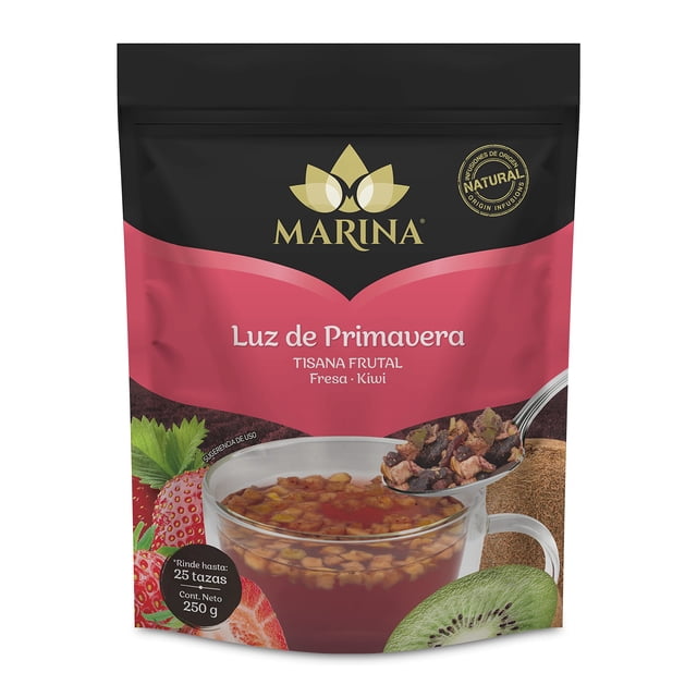 Marina Tisanas | Luz de Primavera de 250g | Infusión de Frutas Naturales Premium | Para Bebidas Calientes, Frías o Frappé