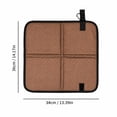 thumbnail image 3 of Portable Folding Seat Cushion, Lightweight Waterproof Foam Pad for Hiking, Camping, Backpacking, Stadium Seating, Compact Outdoor Sitting Mat with Carabiner, Black,14.1IN, 3 of 7
