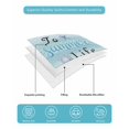 thumbnail image 4 of Quilts Queen Size Bedding Set, Coastal Coral Reversible Summer Quilt 3 Pieces, Summer Underwater Seaweed Starfish Ombre Blue Lightweight Bedspreads Coverlets with 2 Pillow Shams for All Seasons, 4 of 5