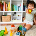 thumbnail image 3 of MAGNA-TILES Safari Animals 25-Piece Magnetic Construction Set, The Original Magnetic Building Brand, 3 of 7