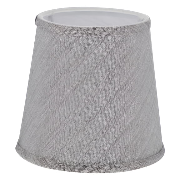 HIBIBUD 2026 New Cloth Lamp Shades Clip on Barrel Grey for Living Room, Bedroom, Dining Room, Office, Reading Nook, Bedside Tables.