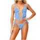 thumbnail image 2 of Tankini para mujer, traje de baño de dos piezas con tirantes de color liso, informal, de playa, a la moda, para mujer, tankini, de dos piezas, para mujer, trajes de baño para mujer, tankini para mujer, 2 of 7