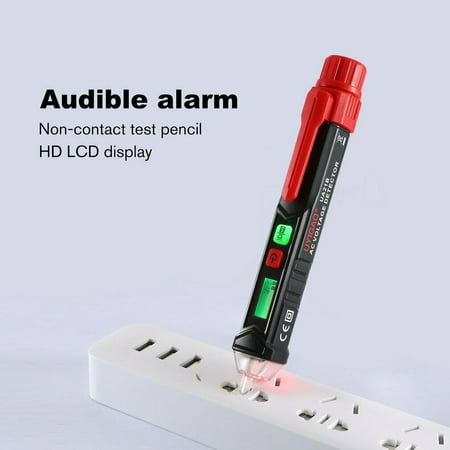 Non Contact Voltage Tester, LED Indicator and LCD Display, AC12/48-1000V Electric Test Pen With Flashlight,AC Voltage Detector,Adjustable Sensitivity Dual Electrical...