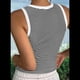 thumbnail image 5 of Camisetas Sin Mangas para Mujer, Estilo Casual, Básicas, con Tirantes Gruesos, Ajustadas, con Espalda Nadadora, Color Negro, Talla XL, 5 of 6