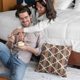 thumbnail image 2 of Plutus Brands Multi-Color Plutus Lights Diamond Luxury Throw Pillow 16 in x 16in, Double Sided 16" x 16", 2 of 2