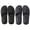 Black+Navy blue, variant on 2Pack Foldable Travel Slippers for Men - Non-Slip EVA Slides - Portable Compact Shower & Beach Shoes