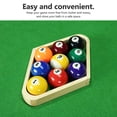 thumbnail image 4 of 2pcs Wood Billiard Ball Rack Vintage Billiard Diamond Rack Table Pool Ball Rack, 4 of 7