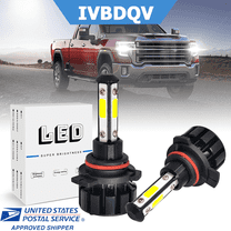 For GMC Sierra 1500 2014-2015 LED Headlight Bulbs 9012 High/Low Beam 2Pcs 6000K Super Bright White