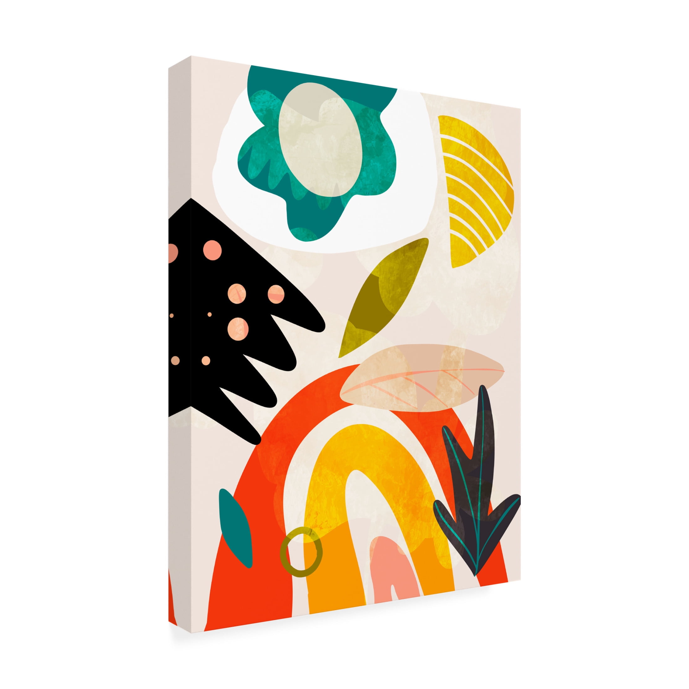 Trademark Fine Art Ana Rut Bre Cutouts Bauhaus 2 Canvas Wall Art