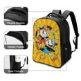 thumbnail image 4 of Cuphead Mugman Unisex Backpack Schoolbag Bookbag 2 Compartment Daypack Satchel Rucksack Travel Laptop Bag, 4 of 6