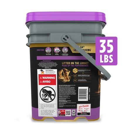 PURINA TIDY CATS PERFORMANCE PLUS TIDY FEET LOW TRACKING CAT LITTER, CLEAN LINEN SCENT, 35 LB PAIL