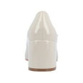 thumbnail image 3 of Journee Womens Okenna Low Heel Square Toe Pumps, Widths Available, 3 of 10
