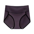 thumbnail image 4 of Blmnix Seamless Women Underwear Tummy Control Butt Lifting Panties High Waisted Boxer Shorts Purple Boxer Briefs for Women,S, 4 of 4